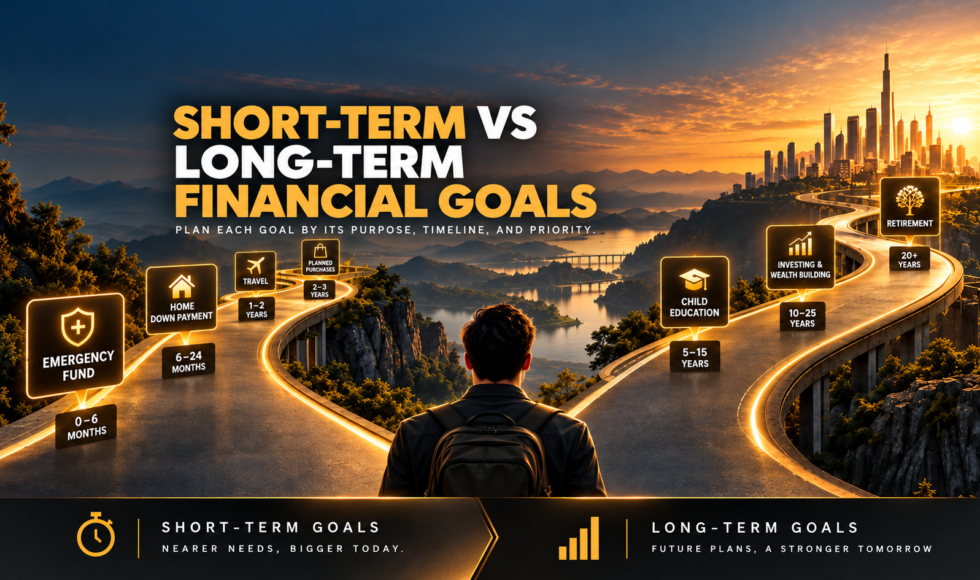 Short term vs long term financial goals